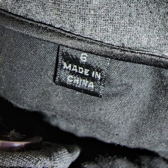 ATM Cuffed Ponte Classic Pants Heather Charcoal Slim Fit Trouser Super Stretch 6 - Picture 5 of 10